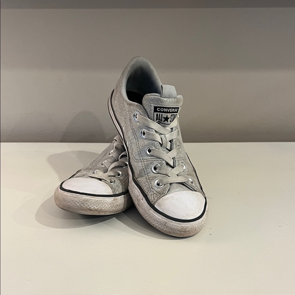 Converse Kids Silver Sneakers